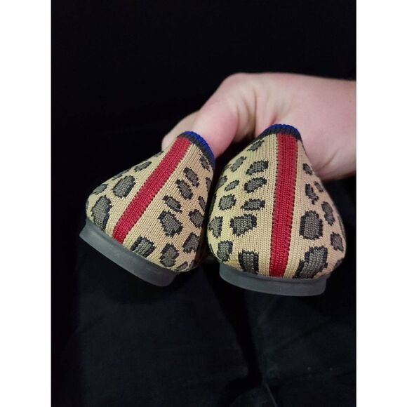 Rothy’s Leopard Print Round Toe Flats Size 7.5 - Picture 5 of 5